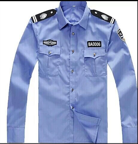 保安秋冬裝襯衣，長袖保安襯衣。