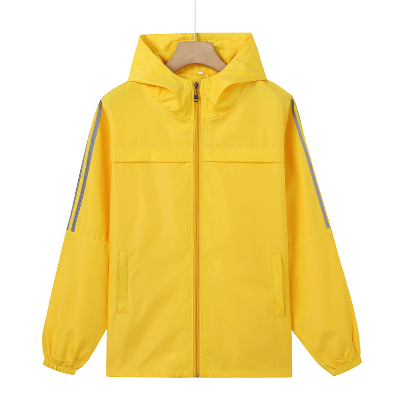 風(fēng)衣定制，250g75D記憶復(fù)合布運(yùn)動(dòng)反光風(fēng)衣wj1-952